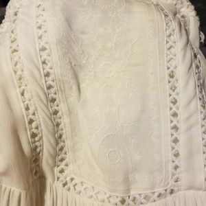 Francesca's Fynne Embroidered maxi dress, XS